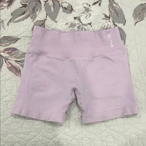 DFYNE pink gym shorts